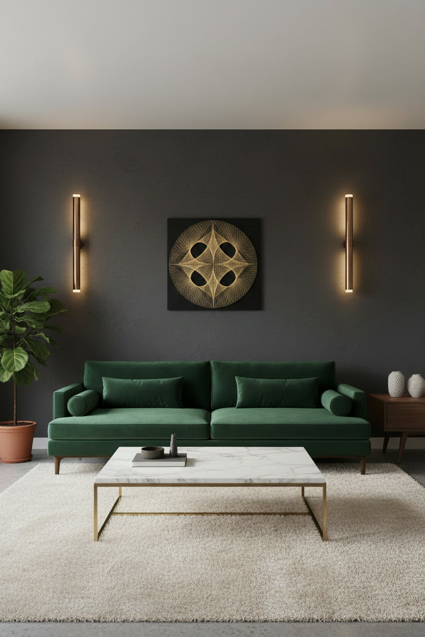 Handmade Geometric String Art Frame