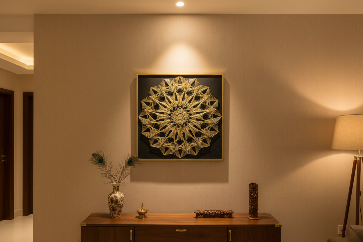 Handmade String Art Frame