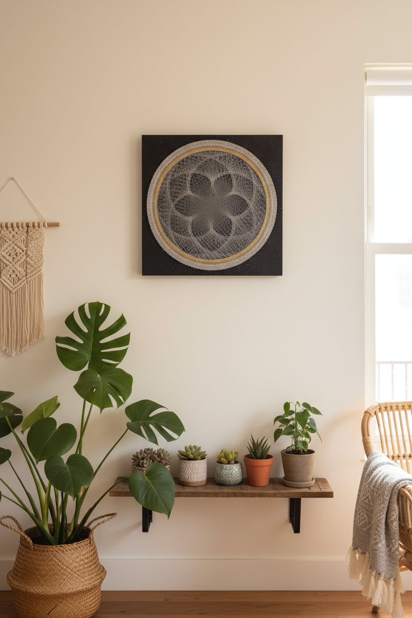 Handmade Unique String Art Frame