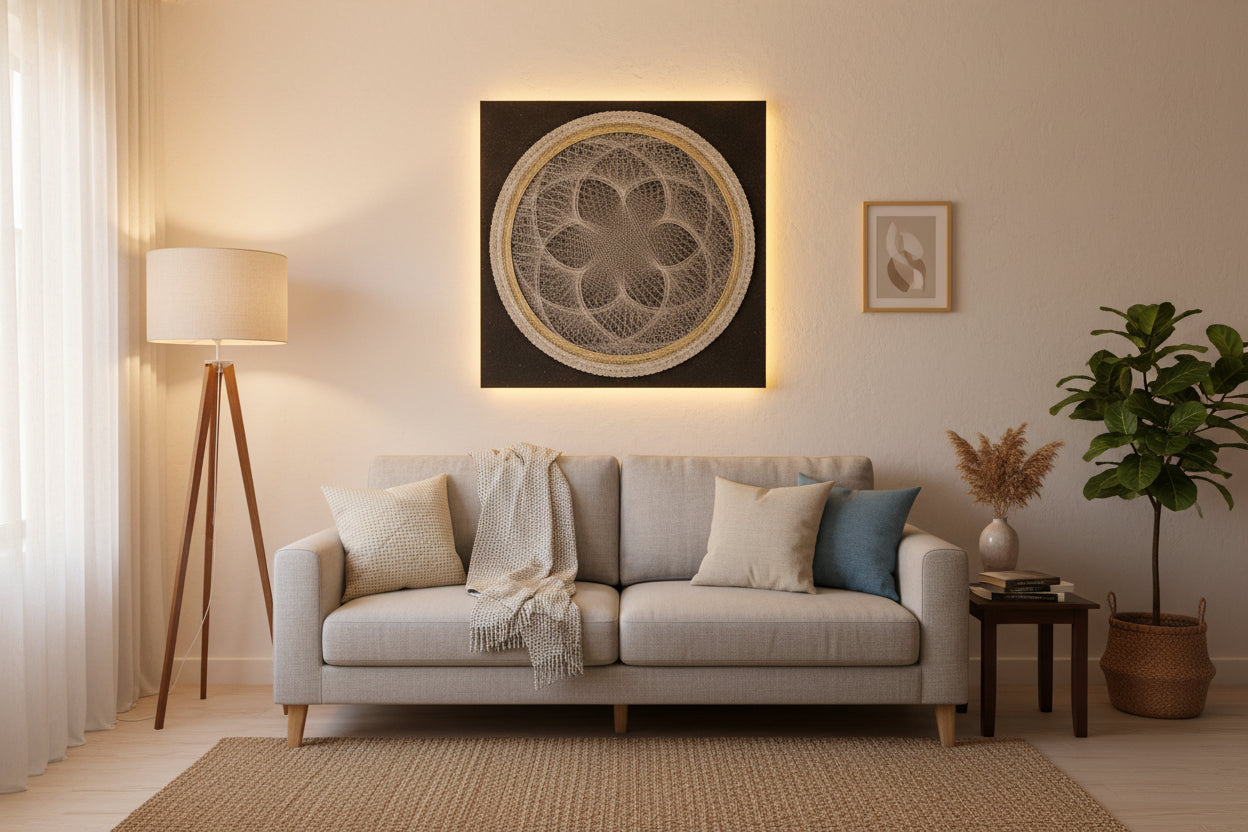 Handmade Unique String Art Frame