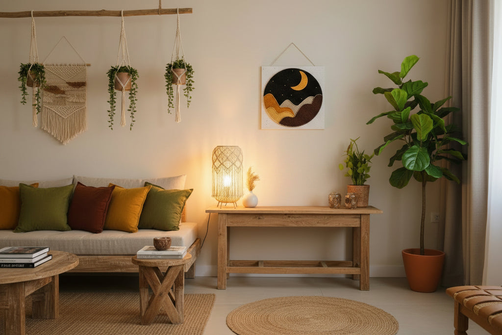 Handmade Nature String Art Frame