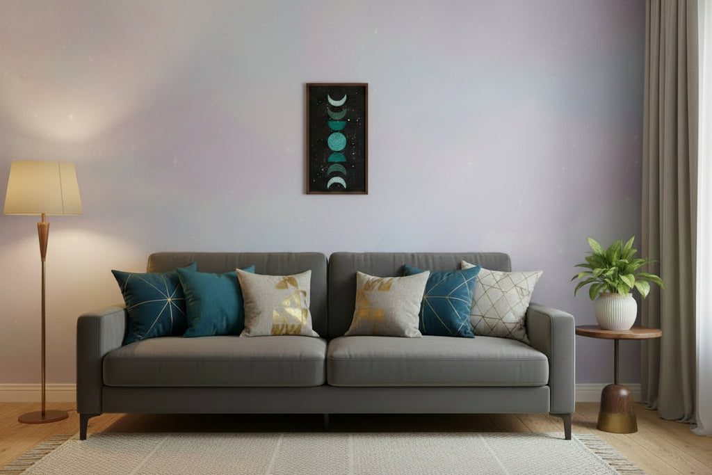 Handmade Seven Moon String Art