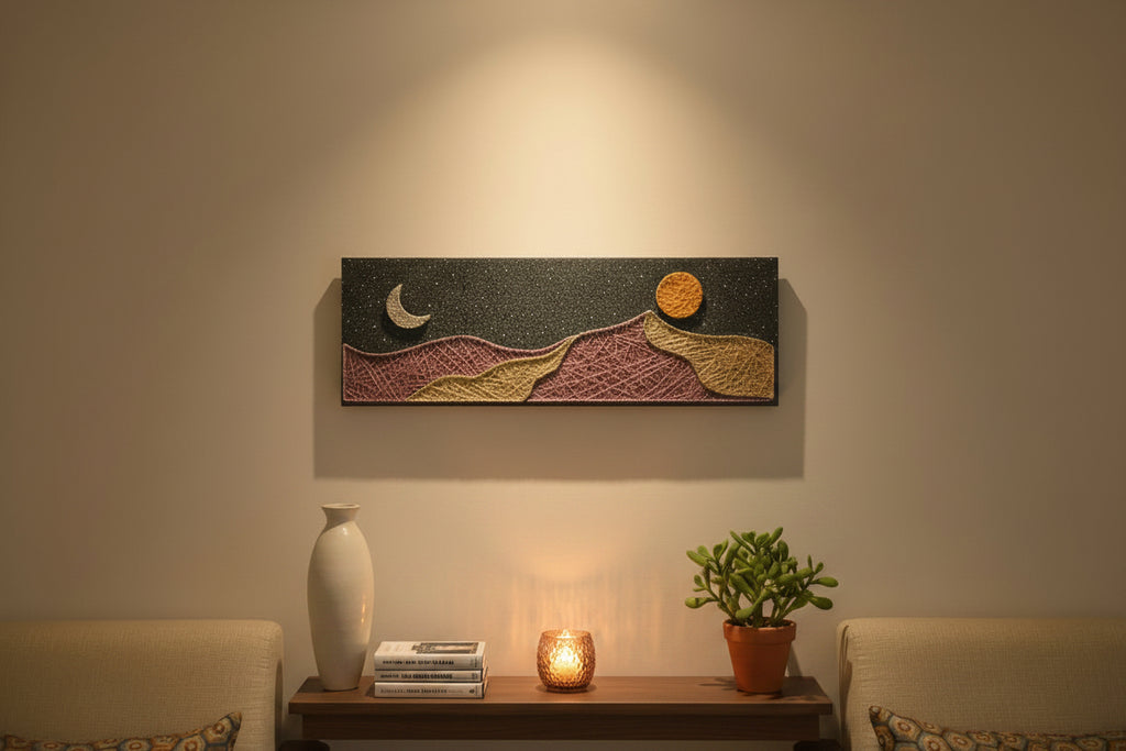 Handmade Nature String Art Frame