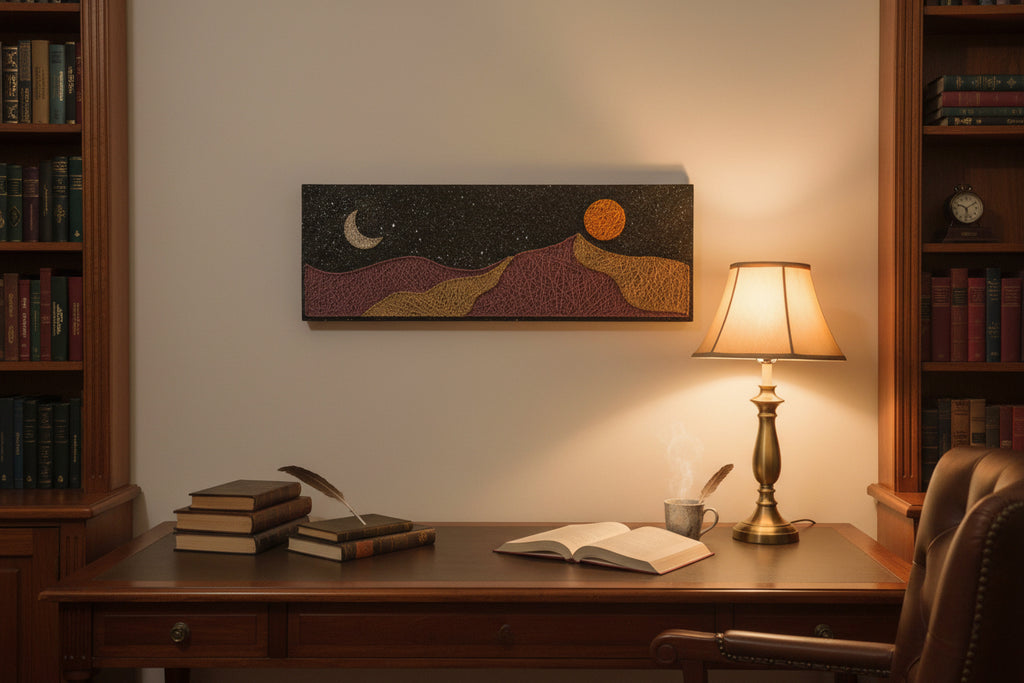 Handmade Nature String Art Frame
