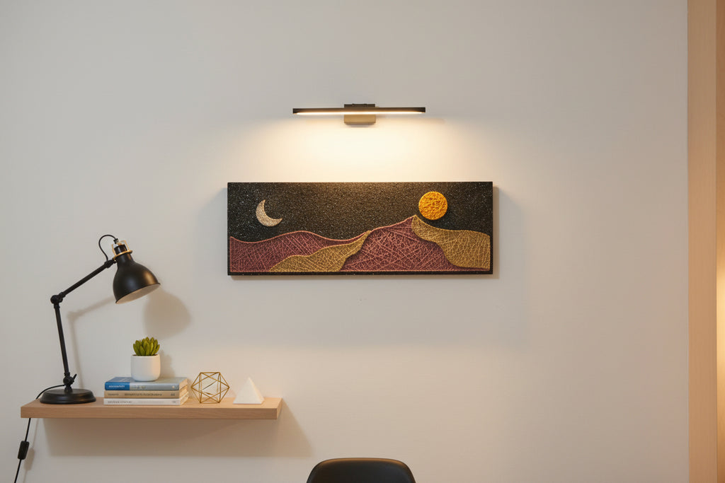Handmade Nature String Art Frame