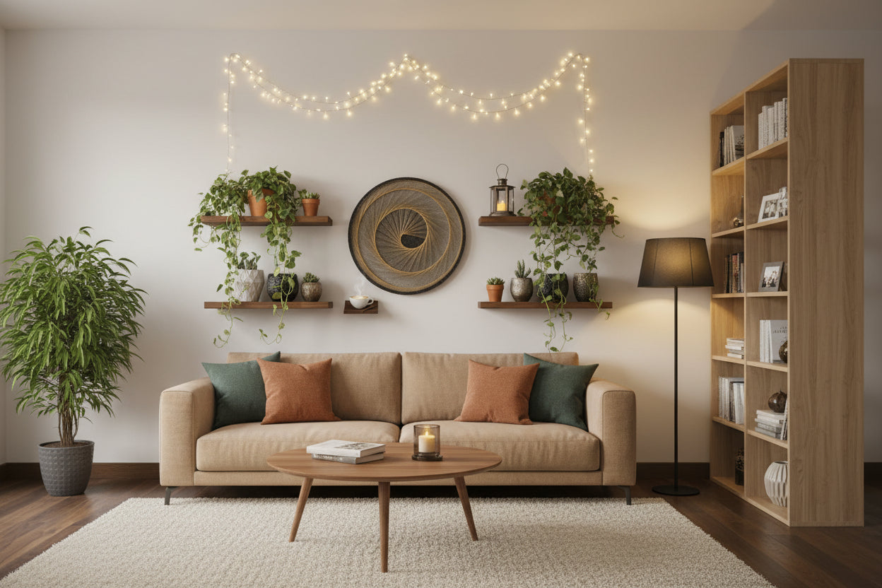Handmade Round Modern String Art