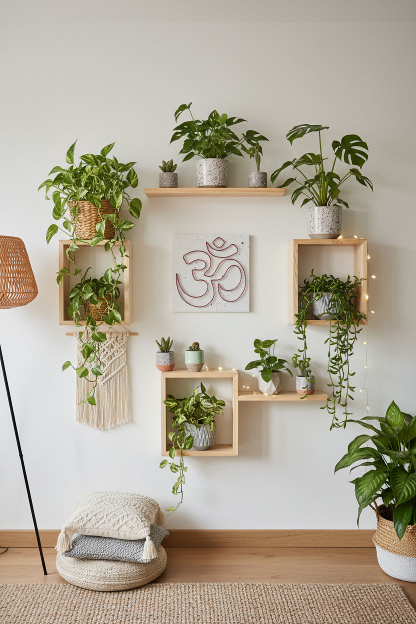Handmade OM String Art Frame