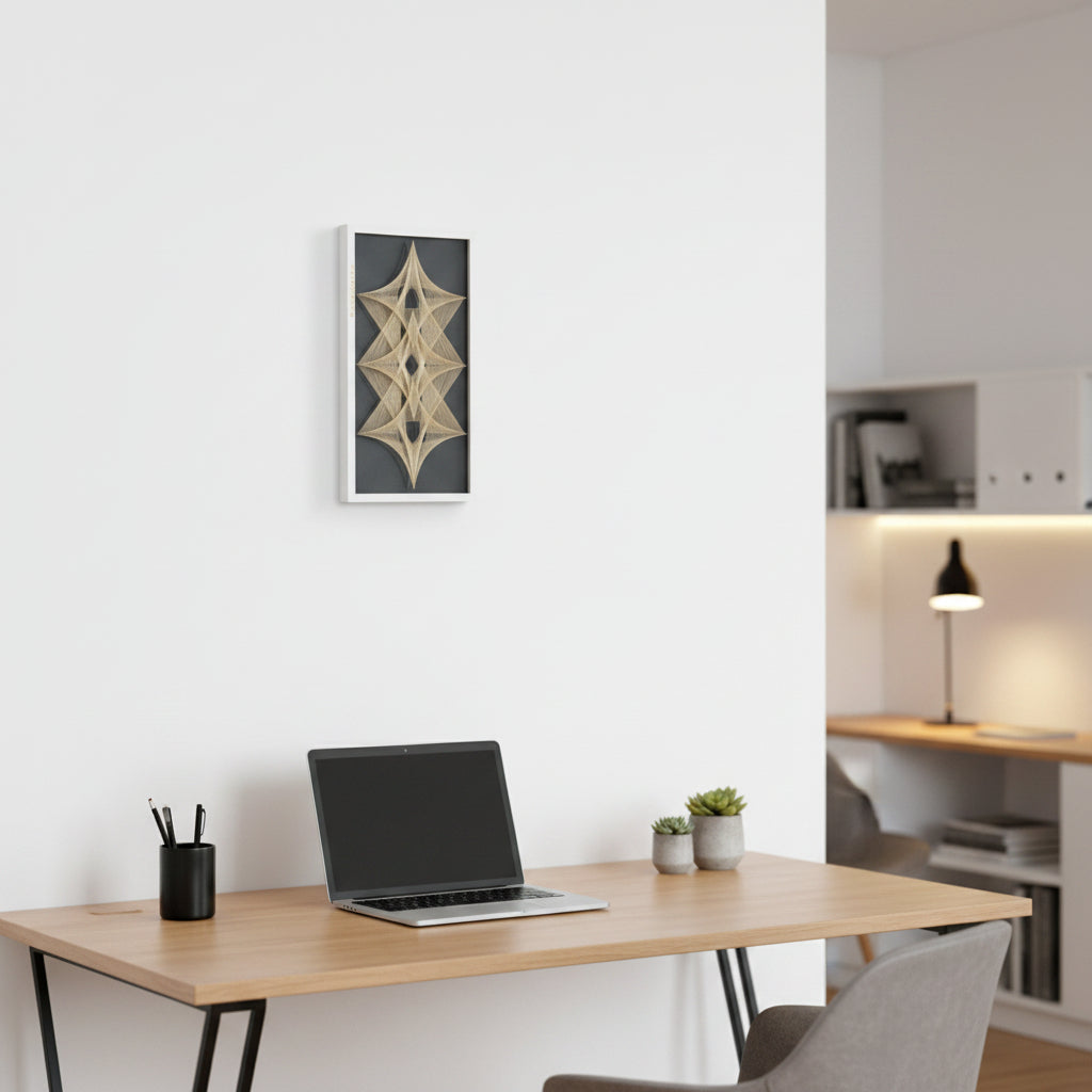 Handmade Rectangular String Art Frame