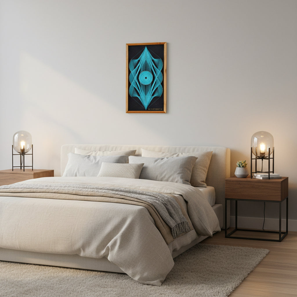 Handmade Modern String Art Frame