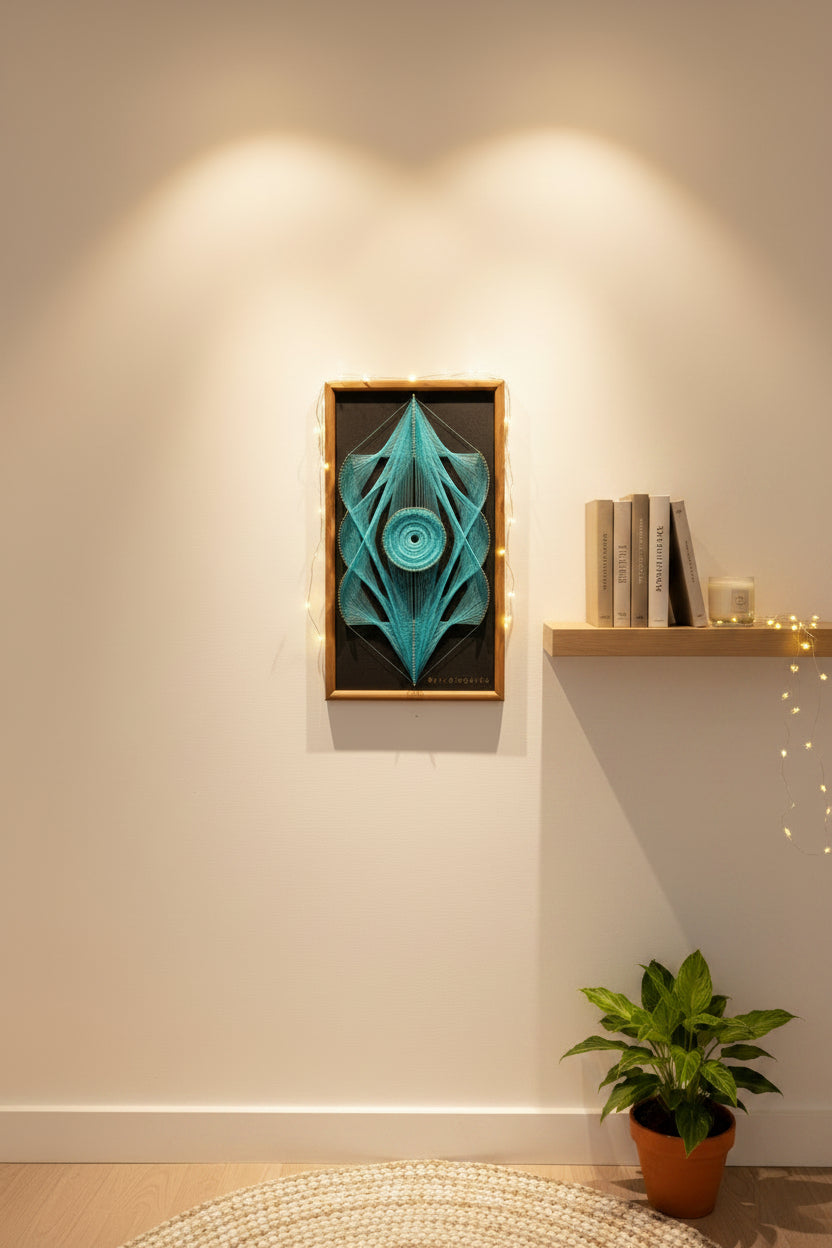 Handmade Modern String Art Frame