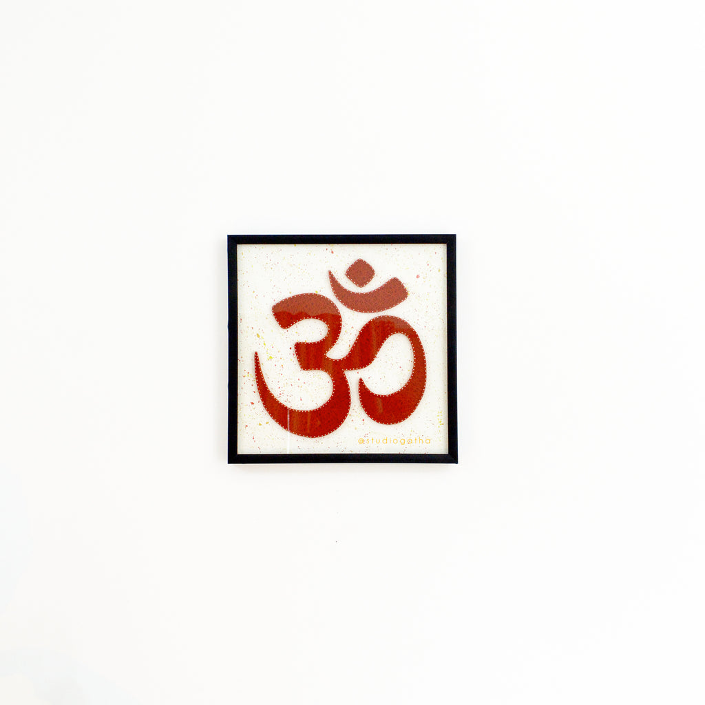Handmade OM String Art Frame