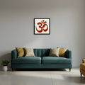 Handmade OM String Art Frame