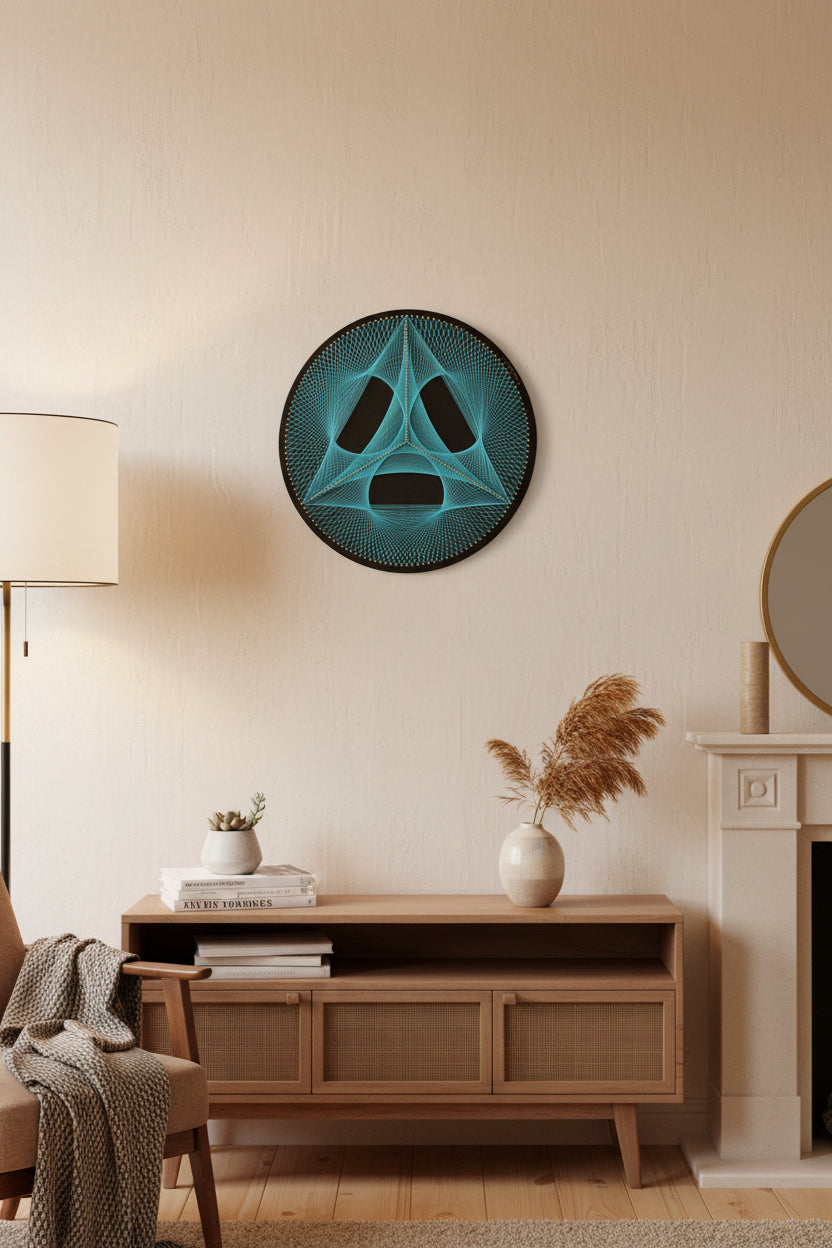 Handmade String Art Frame