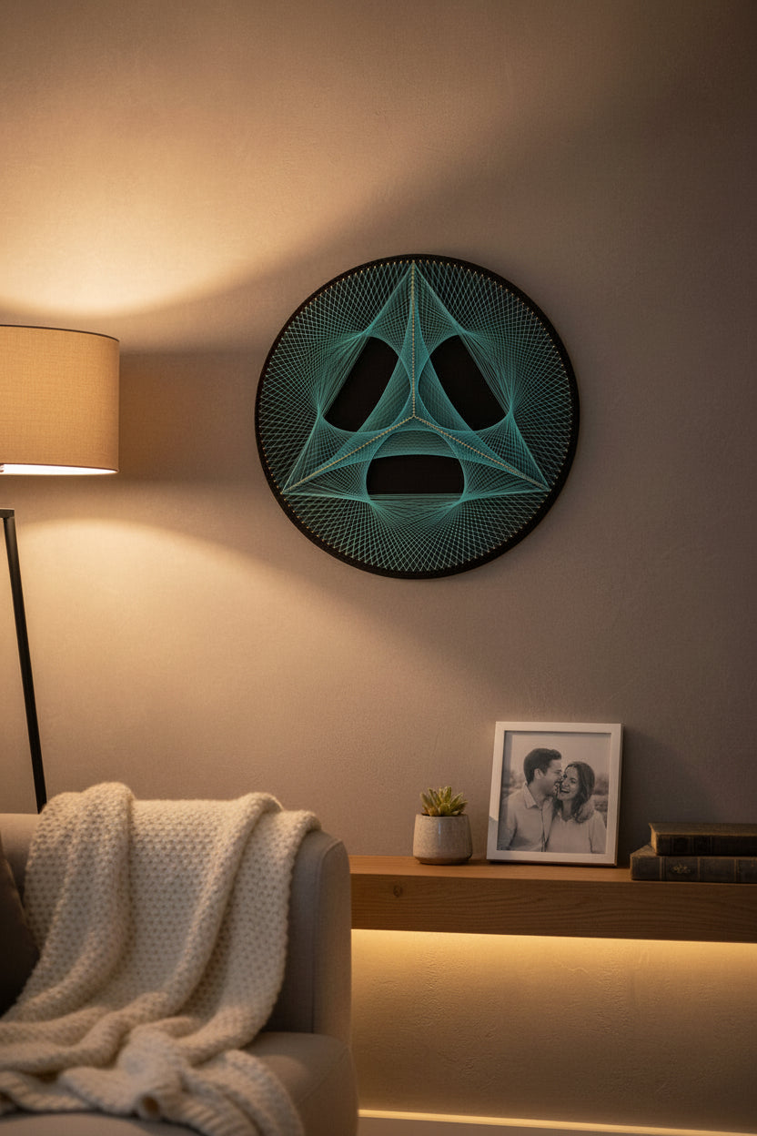 Handmade String Art Frame